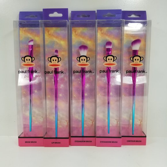 Paul Frank makeup Brush set of 5 - Picture 2 of 10